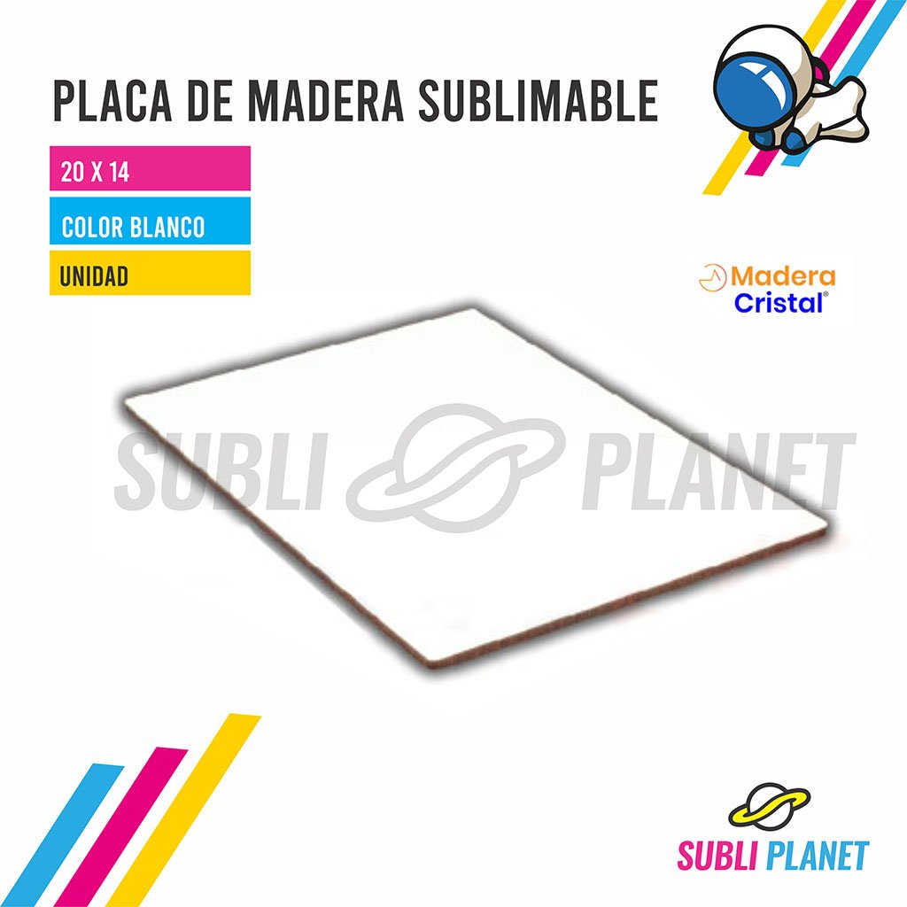placamaderacristak20x14 PLACA DE MADERA 20x14 cm - Imagen 1