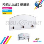PORTA LLAVES MADERA