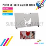 PORTA RETRATO AMOR MADERA