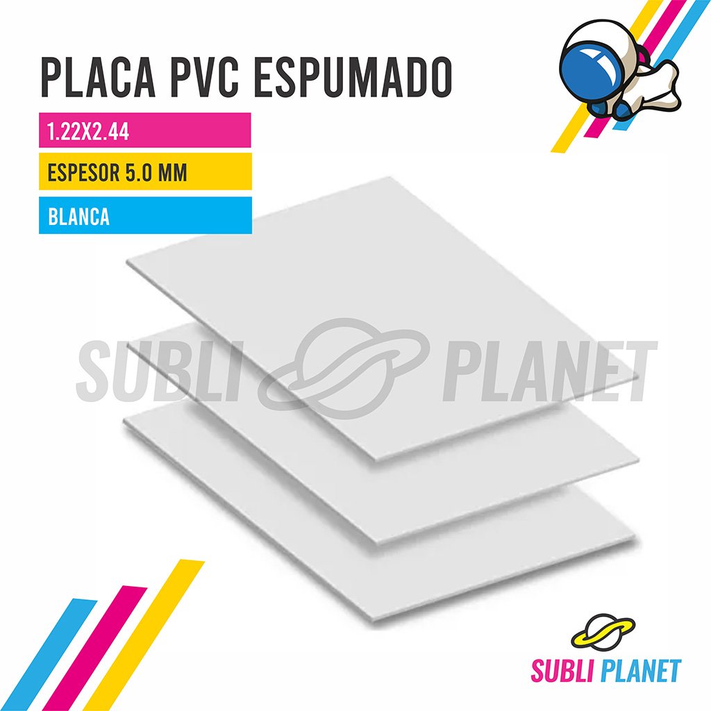pvcespumado5mm PLACA PVC ESPUMADO 1.22x2.44 - Imagen 1