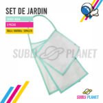 SET DE JARDIN VERDE AGUA
