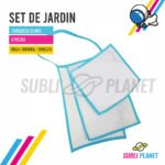 SET DE JARDIN TURQUESA CLARO