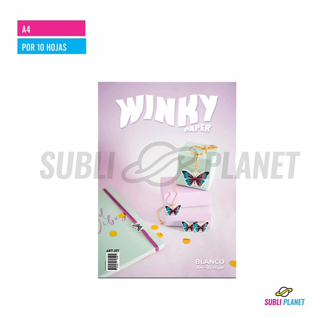 swinkypaperblanco PAPEL A4 WINKY x10h - Imagen 1