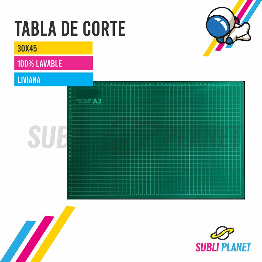 tablacorte30x45 TABLA DE CORTE 30X45 A3 - Imagen 1