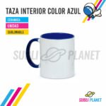 TAZA CERAMICA AZUL