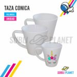 TAZA CONICA BLANCA