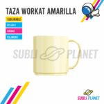 TAZA WORKAT AMARILLA