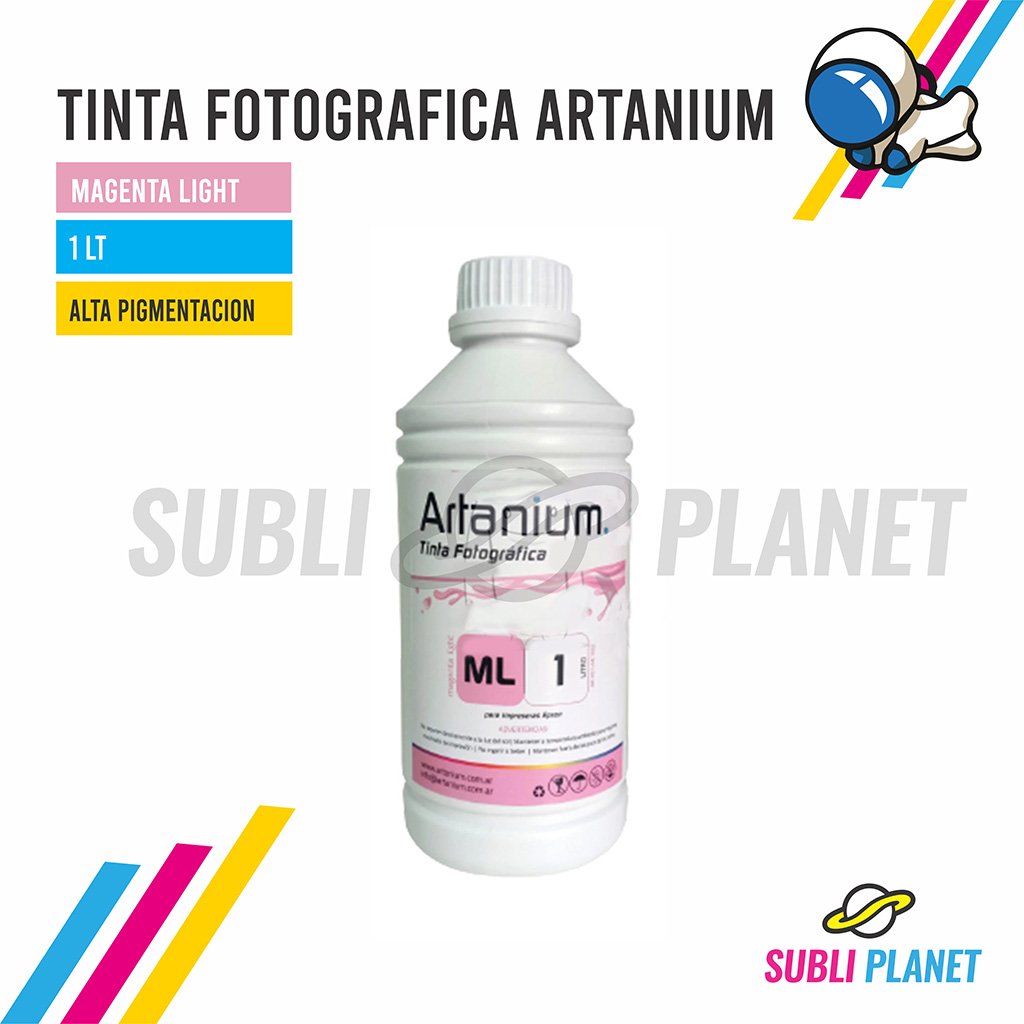 tintaMLartanium1l TINTA DYE MAGENTA LIGHT - Imagen 1