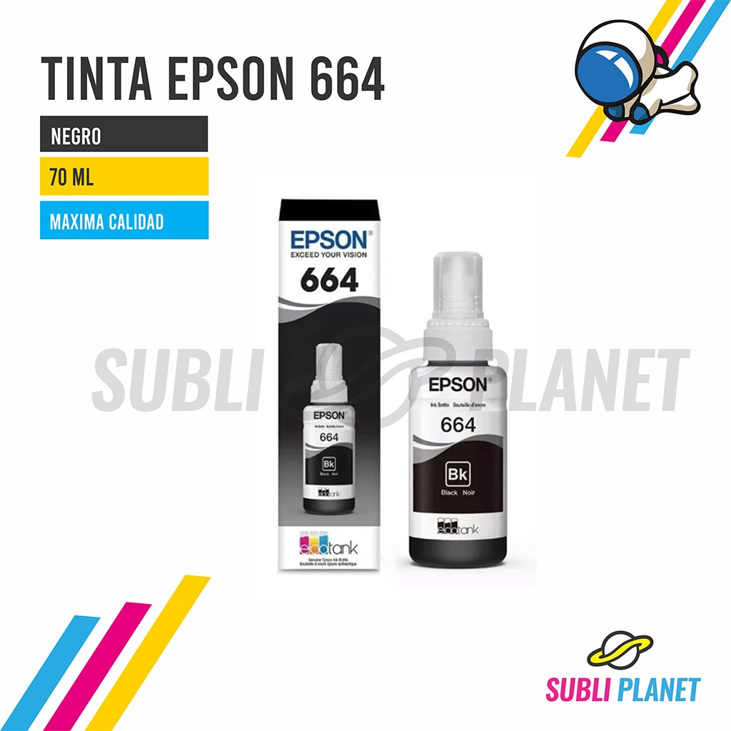 tintaepson644negro TINTA 664 EPSON NEGRO - Imagen 1