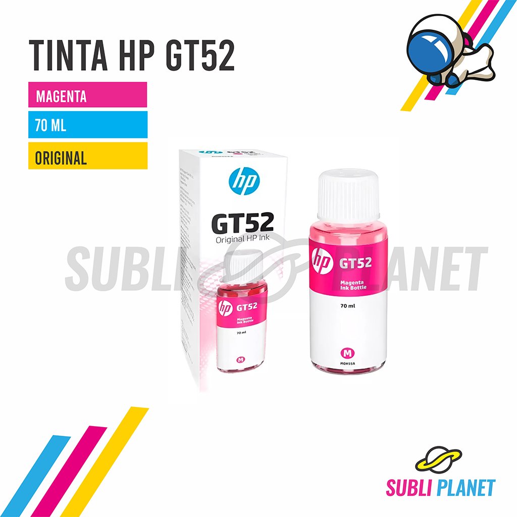 tintagt52magenta TINTA HP GT52 MAGENTA 70ml - Imagen 1