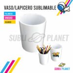 VASO BLANCO PORTALAPIZ