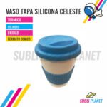 VASO SILICONA CELESTE