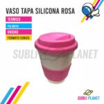 VASO SILICONA FUCSIA