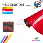 VINILO TERMO 3D PUFF ROJO