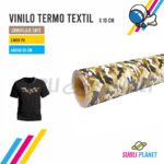 VINILO TERMO CAMUFLAJE CAFE