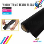VINILO TERMO FLOCK NEGRO