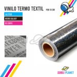 VINILO TERMO GLITTER NEGRO GALAXY