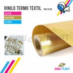 VINILO TERMO GLITTER ORO
