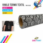 VINILO TERMO PIEL VIBORA GRIS