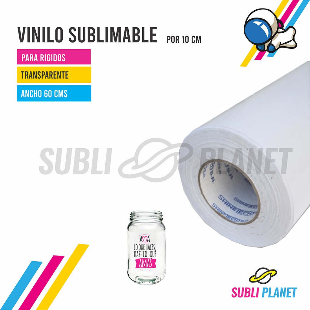 vinilsub60cmstransp VINILO SUBLIMABLE TRANSPARENTE - Imagen 1