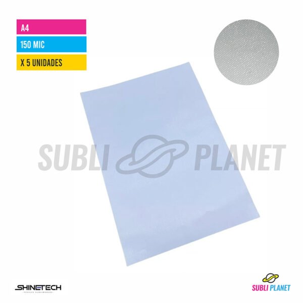 FIBRA VINILICA TEXTURADA A4 PARA SUBLIMACIÓN