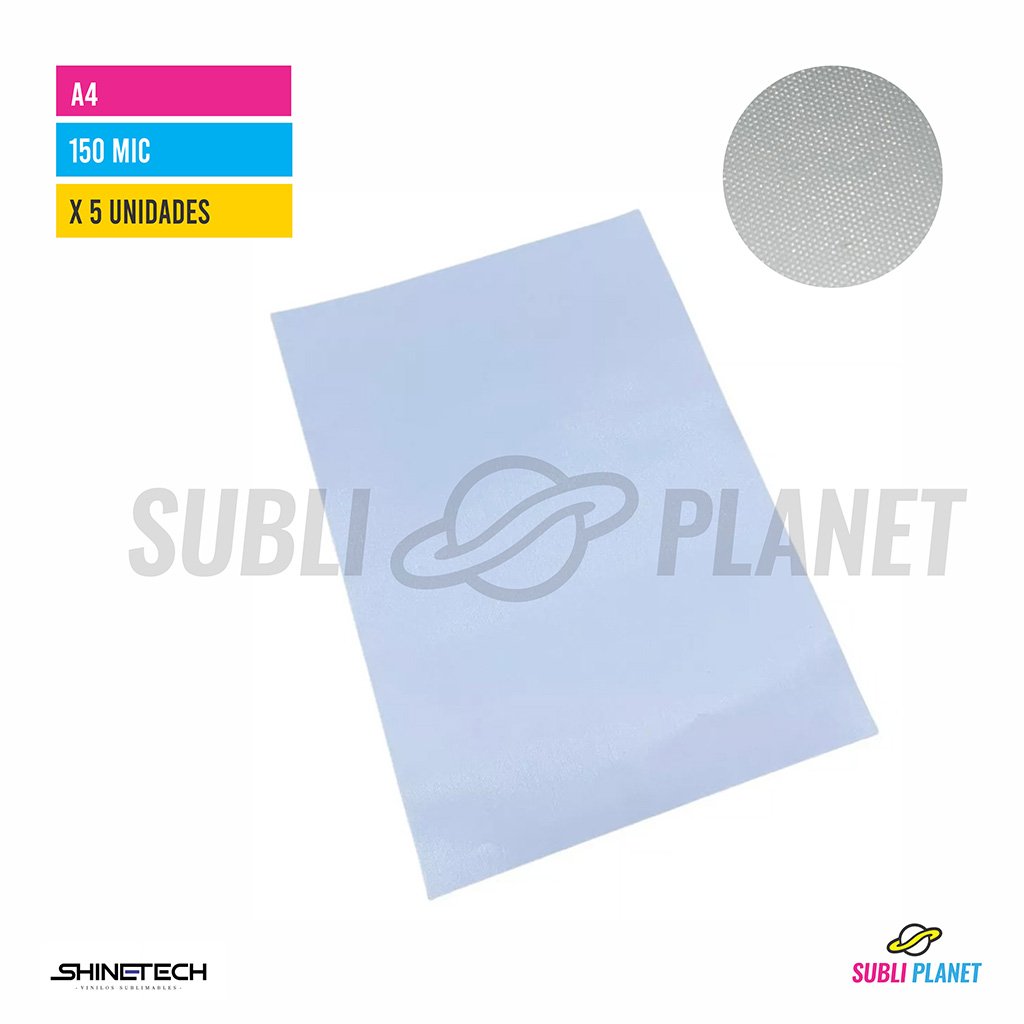 sfibravinilicasubA4 FIBRA VINILICA TEXTURADA A4 PARA SUBLIMACIÓN - Imagen 1