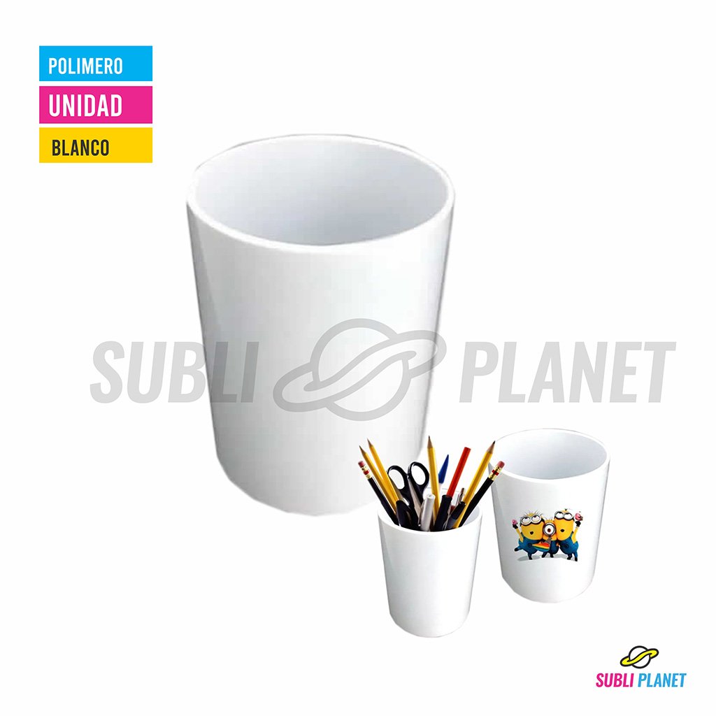 svasolapicero VASO BLANCO PORTALAPIZ - Imagen 1