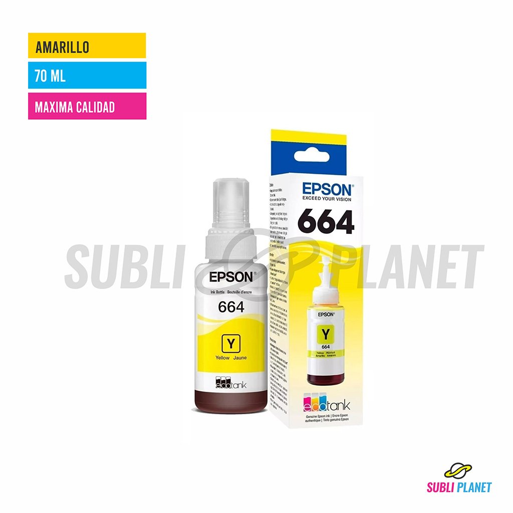 stintaepson664amarillo TINTA 664 EPSON AMARILLO - Imagen 1