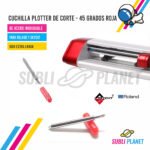 CUCHILLA TIPO ROLAND 45° ROJA