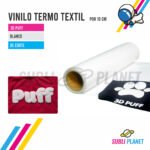 VINILO TERMO 3D PUFF BLANCO