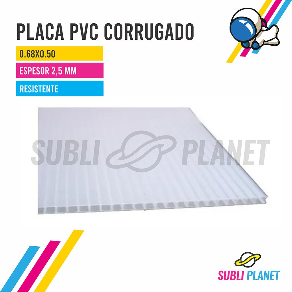 pvcorrugado68x50 PLACA PVC CORRUGADO 0.68x0.50 - Imagen 1