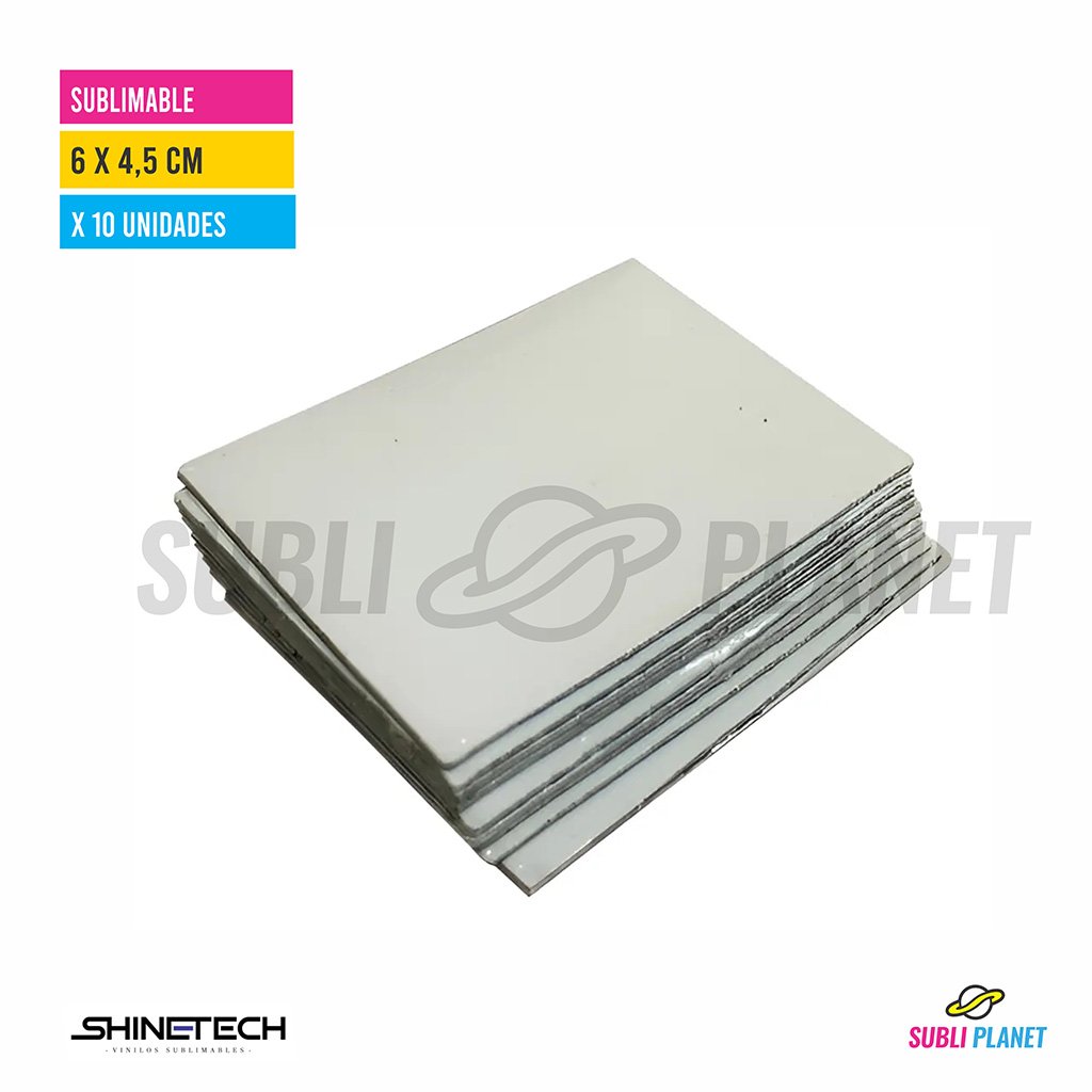 simanrectangular6x4cm IMAN SUBLIMABLE RECTANGULO 6.5x4 - Imagen 1