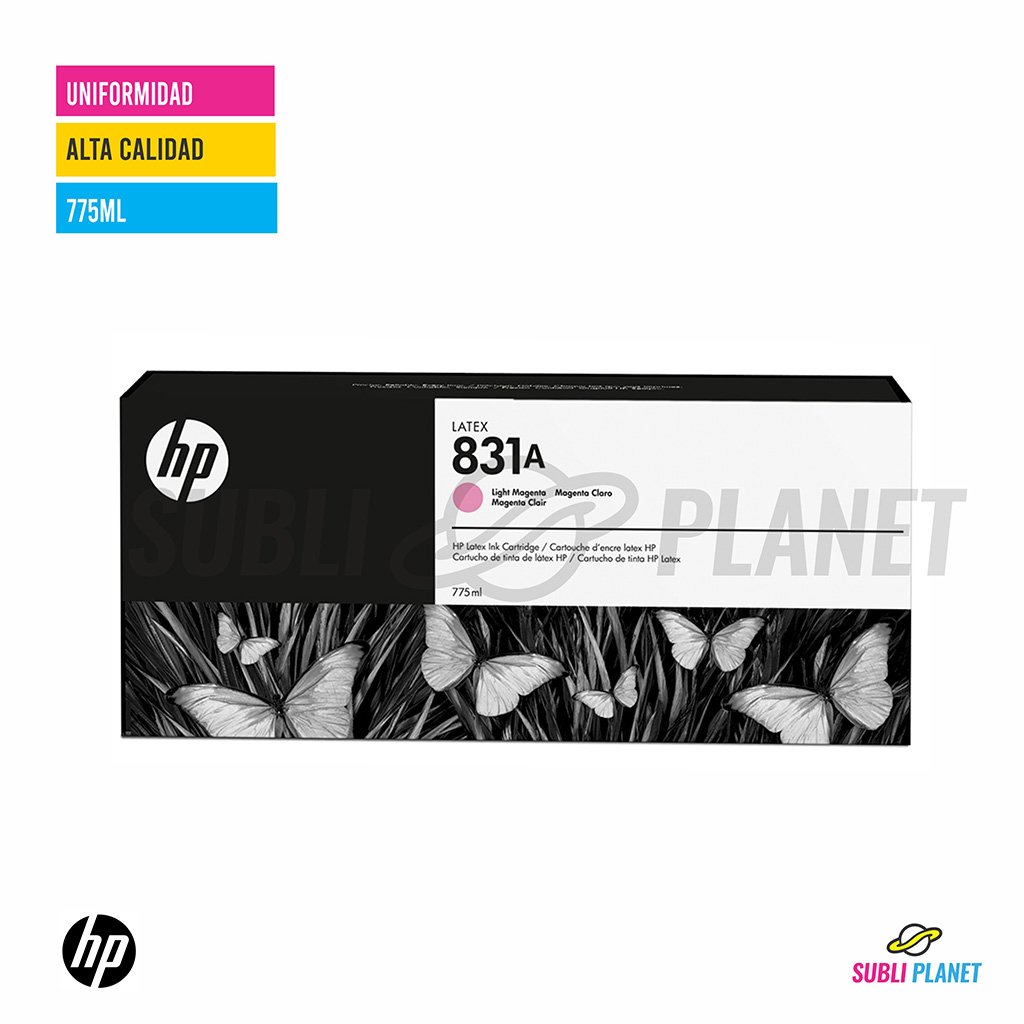scartuchohplatezlightmagenta775 TINTA HP LATEX HP831A LIGHT MAGENTA - Imagen 1