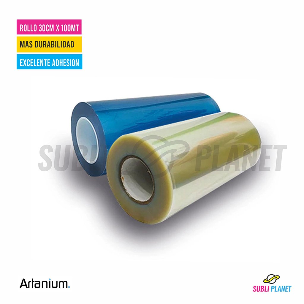 sfilmdtfuv30x100artanium FILM DTF UV 30cm x100mt - Imagen 1