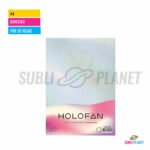 HOLOFAN CORAZONADA TRANSPARENTE
